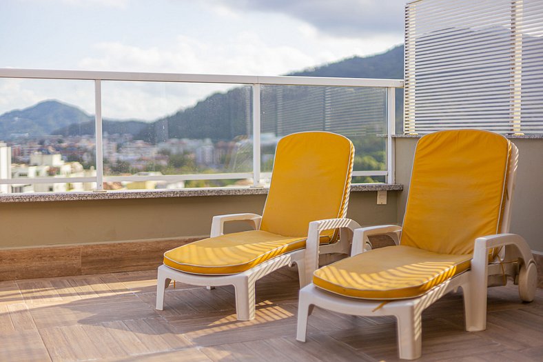 Cobertura com vista pro mar em Ubatuba