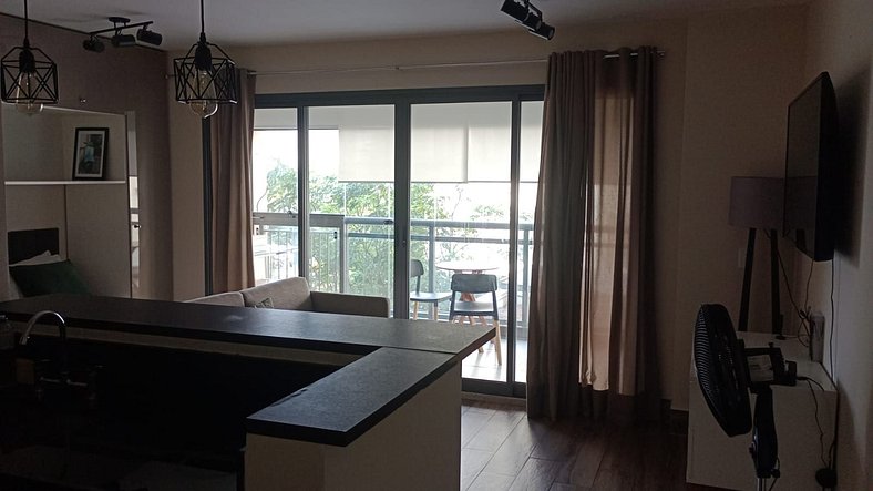 Studio with Balcony in Vila Madalena